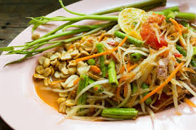 Original Rezept Fur Thailandischen Papayasalat Som Tam Papaya Salat Thailandische Gerichte Rezepte