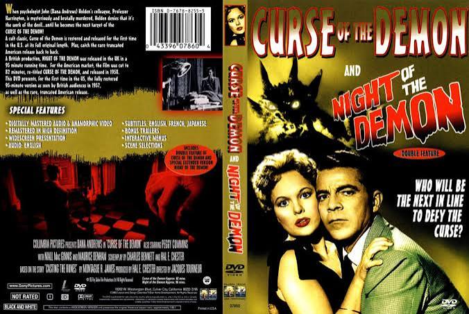 Curse Of The Demon (1957) FS R1 - Movie DVD - CD Label, DVD Cover, Front  Cover