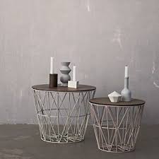 Ferm Living Korb Aufbewahrungskorb Wire Basket Rose Medium Rose X2f Aus Dem Korb Kann Mit Einer Tischplatte Ein Bei Korb Tisch Drahtkorb Tisch Drahtkorb