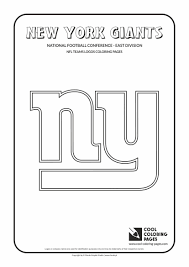 Cool Coloring Pages Nfl American Football Clubs Logos National Football Conference East Division New Y Nfl Teams Logos Football Coloring Pages Nfl Logo