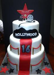 This can easily be done as elaborately or as modestly as your budget and girl. Sweet 16 Hollywood Theme Cakecentral Com