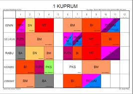 T2 t3 t4 jumlah waktu bm 8 9 8 25 mt 2 2 2 6 total 10 11 10 31. Sk Desa Pinggiran Putra Jadual Waktu