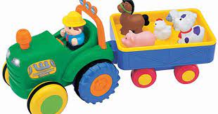 Old Macdonald Tractor Trailer Tractor Trailers Farm Toys Tractors