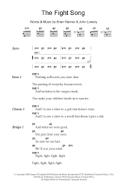Hover over composer or title header to sort alphabetically The Fight Song By Marilyn Manson Guitar Chords Lyrics Guitar Instructor
