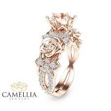 Other Beautiful Wedding Rings Maggiesottero Mylovestory Showyourcoast Coas Floral Engagement Ring Rose Engagement Ring Morganite Engagement Ring Rose Gold