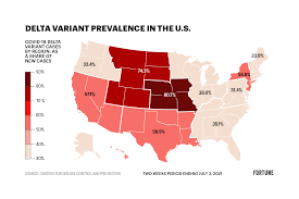 The big question, as the delta variant of the coronavirus spreads, is whether fully vaccinated people can act as carriers, passing the strain to unvaccinated people. The Covid 19 Delta Variant Is Now Dominant In The U S See The States Where It S Most Prevalent Fortune