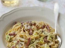 Tagliatelles A La Creme De Poireaux Recette Recettes De Cuisine Cuisine Recette