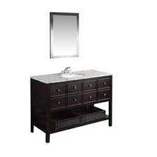 Simpli Home Burnaby 49 In X 21 1 2 In Espresso Undermount Single Sink Bathroom Vanity With Bathroom Vanity Cabinets Single Sink Bathroom Vanity Bathroom Vanity