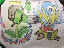 How to draw gatling pea from plants vs zombies printable. Otk Gatling Pea Don T Mess Pvzheroes