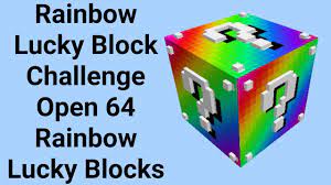 By breaking the rainbow lucky block, more than 300 different things can come out, among them magic swords with special abilities, magic orbs, new foods, and many other items. Minecraft Rainbow Lucky Block Ab Gaming Studios Youtube