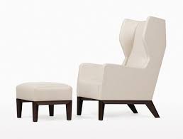 Holly Hunt Darder Wingback Chair Ottoman Chair Den Chairs Chair And Ottoman
