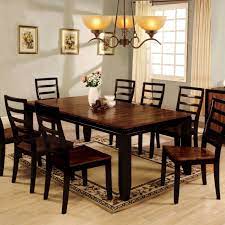 Our furniture packages allow you to get more and spend less when you buy a dining room set online. Bradford Dining Room Furniture 9 Piece Set Contemporary Dining Room Sets Dining Table In Kitchen Fine Dining Room