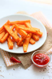 Frites De Patate Douce Au Four Du Bio Dans Mon Bento Recette Frite De Patate Douce Patate Douce Au Four Frite Patate Douce Four
