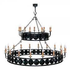 How to turn ceiling fan lights into candle holders. Casa Padrino Baroque Wrought Iron Chandelier 27 Burner Hanging Lamp Chandelier Hanging Lamp Ceiling Lamp Castle Chandelier
