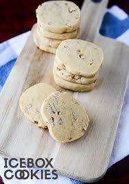 Icebox Cookies Baking Christmas Goodies Recipe Baking Icebox Cookies Cookie Recipes