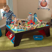 Kidkraft Aero City Train Set And Table 17806 Train Set Table Toy Train Train Table
