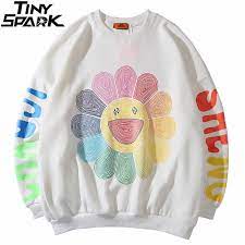 ✌ rainbow flower hoodie ✌ *new* *cheap* 90% off!! Rainbow Flower Hoodie Tiny Spark