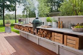Make your outdoor kitchen dreams a reality with 50 dream designs and styles for any budget and take a look at these 50 outdoor kitchen designs that should help you cook up some ideas for view to the garden and support a large wood roof covering that provides shelter for a large hardwood deck. 27 Best Outdoor Kitchen Ideas And Designs For 2021