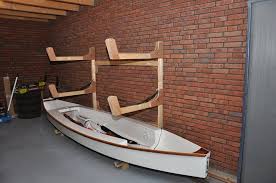 It seems very stable but if you are concerned about stability just use the bottom two racks for kayaks and the top racks for paddles. Build A Triple Canoe Storage Boat Rack For Kayaks And Sups Storer Boat Plans In Wood And Plywood