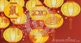 Happy Chinese New Year 2020 Background With Lanterns And Light Effect Translation Mou Happy Chinese New Year Chinese New Year 2020 Chinese New Year Background