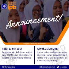 Tapi karena kuota atau daya tampung ketiga jalur masuk perguruan tinggi negeri ini saling terkait satu. Sekolah Vokasi Ipb Jurusan Nusagates