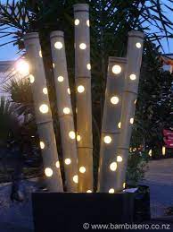Bamboo Lights Indoor Outdoor Lights New Zealand Bambusero Diy Outdoor Lighting Garden Lighting Design Outdoor Garden Decor