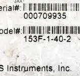 23080 MKS TYPE 153 EXHAUST THROTTLE VALVE 153F-1-40-2 ...