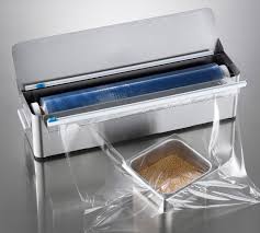 This unit features a removable center divider, which gives you the option to create one large storage compartment or two smaller sections. Film And Foil Dispenser Edlund