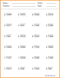 These worksheets are pdf files. Multiplication And Division Worksheet Printable Worksheet Template