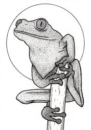 Black And White Frog Tattoo Designs Blackvalor Shop Redbubble Dark Art Tattoo Frog Illustration Pointillism Tattoo