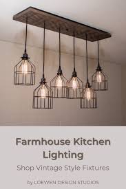 Shop for rustic & farmhouse chandeliers in chandeliers by style. Rustic 6 Pendant Wood Chandelier In 2021 Farmhouse Kitchen Lighting Farmhouse Kitchen Light Fixtures Rustic Kitchen Lighting
