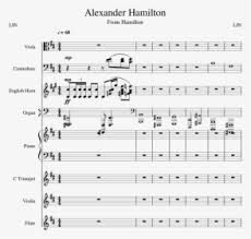 Buy fully licensed online digital, transposable, printable sheet music Alexander Hamilton Clarinet Sheet Music Hd Png Download Transparent Png Image Pngitem