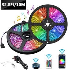 Large selection of colors, lengths, brightness intensities, and prices. Gluckluz Led Strip Light Smart Wifi 10m 32 8ft Color Changing Rope Lights 5050 Rgb Light Waterproof Tape With Remote Music Apply For Home Kitchen Decoration Price In Uae Amazon Uae Kanbkam