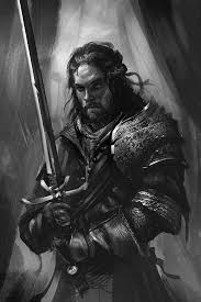 Black And White Warriors Characters Fighter Warrior Sword Fantasy Art Men Fantasy Art Fantasy Character Design