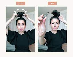 Ultimately, the best solution to bun problems is to entirely remove the middle man, and teach the students to do their own hair as early as possible. Hair Tutorial Messy Top Knot Bun With Volume