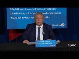 I don't want to risk the health of our kids and cutting off their summer. on monday, ford said his government was reviewing responses to a letter sent last thursday that solicited advice on reopening schools from a range. Covid 19 Ontario Premier Doug Ford Announces Provincewide Stay At Home Order April 7 2021 Youtube