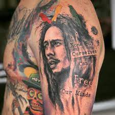 The reggae artist with the greatest impact in history, who introduced jamaican music to the world and changed the face of global pop music. Bob Marley On Twitter If You Had A Tattoo With One Of Bobmarley S Quotes Or Lyrics What Would It Say Redemptionsong By Ig Mullytattoo Https T Co Pspwqsihm4