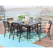 No pics atm and its winterized and wrapped right now. Latitude Run Lugent Rectangular 6 Person 60 Long Dining Set Reviews Wayfair