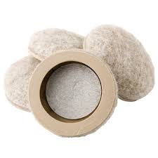 Waxman Felt Pad 4316395c 4 Pack 1 25 In Oatmeal Round Furniture Sliders Round Furniture Super Sliders