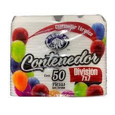 CHAROLA 7X7 CON DIVISION