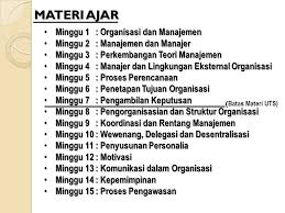 Apa yang dimaksud dengan manajemen produksi dan operasi. Materi Pengantar Manajemen Semester 1 Masnurul