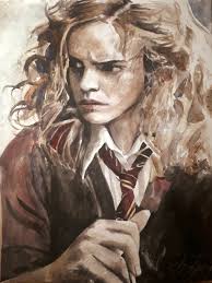 Hermione on a tea party. Hermione Granger Print Hermione Art Emma Watson Art Print Etsy