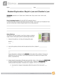 Unit 7 lec 2 homework answer key betterlesson. Boylescharlesse Gizmo Gases Pressure