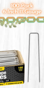 We did not find results for: Amazon Com 100 6 Inch Galvanized Garden Landscape Sod Staples Anti Rust 11 Gauge Pins Stakes For Weed Barrier Fabric Ground Cover And Landscaping Made In Usa Garden Outdoor