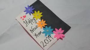 Crafts and gifts kids can make! How To Make New Year Card New Year Pop Up Card New Year Greeting Card Making Craft S King Youtube