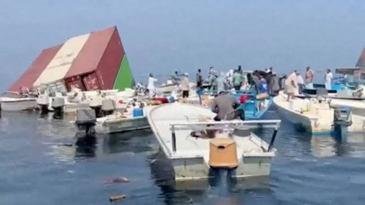 Container ship sinks in Strait of Hormuz as Iran steps up attacks
