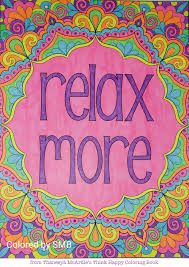 Relax More Mandala Coloring Page From Thaneeya Mcardle S Think Happy Coloring Book Coloring Books Coloring Pages Word Art
