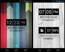 20 Minimalistic Clocks And Calendar Widgets For Android Hongkiat Calendar Widget Widget Design Android Widgets