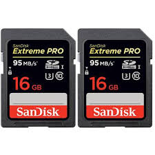 Shop the top 25 most popular 1 at the best prices! Sandisk 16gb Extreme Pro 95mb Sec Sdhc Card Twin Pack Wex Photo Video