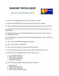 How many racing tracks are used for those 1,500 races? Nascar Trivia Quiz Trivia Champ